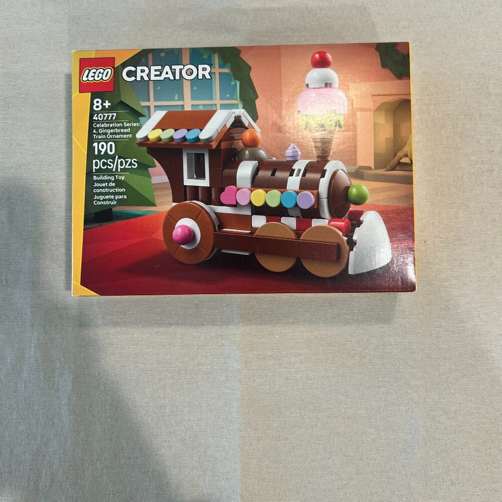 NIB Lego Gingerbread Train Ornament #40777